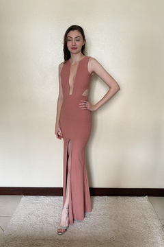Vestido Rose Longo na internet