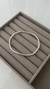 BRACELETE FIO LISO REDONDO GROSSO - 4MM - Garden Pratas
