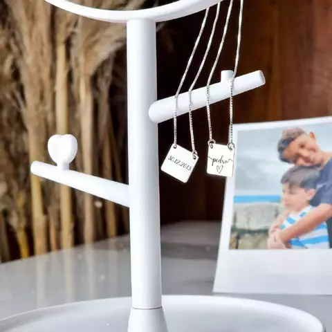 ESCAPULÁRIO QUADRADO ESCRITA PERSONALIZÁVEL 60CM