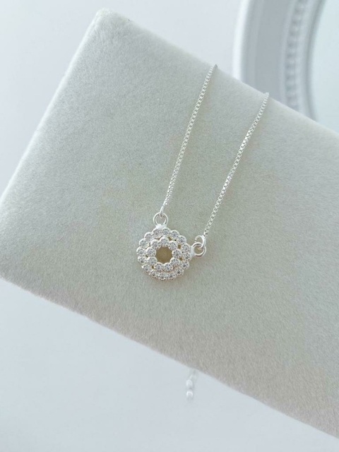 COLAR CRISTAL CIRCULO CAVEJADO