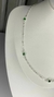 CHOKER PONTOS VERDE COM EXTENSOR na internet