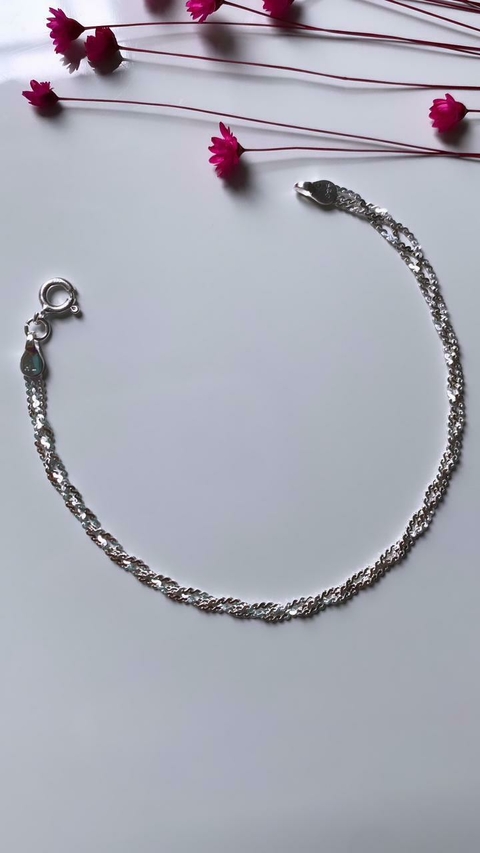 PULSEIRA TRES FIOS TRANÇADA