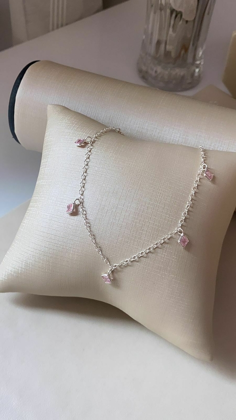 PULSEIRA DE LOSANGOS ROSAS