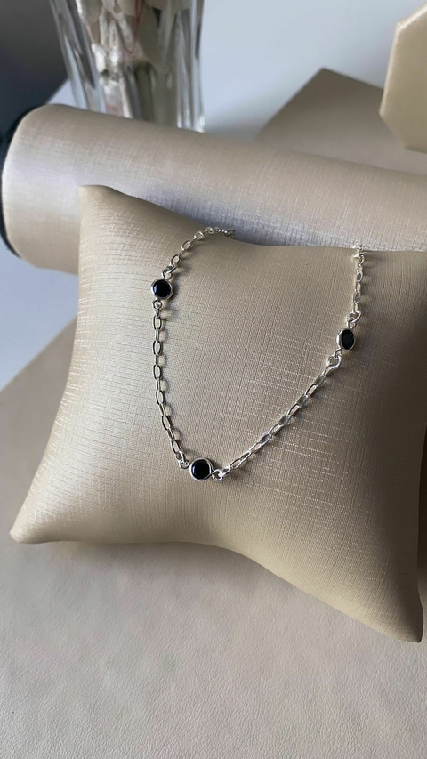 PULSEIRA ZIRCONIA PRETA