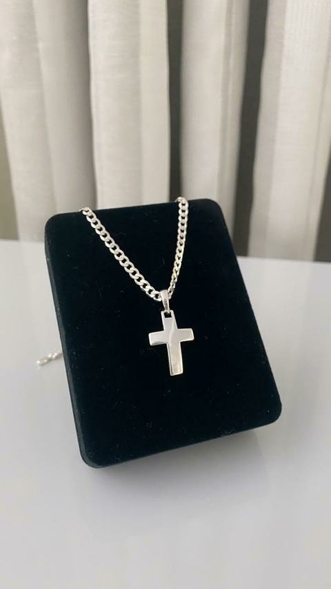 PINGENTE CRUZ LARGA LISA