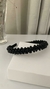 TIARA PÉROLA 6MM PRETA - comprar online