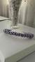 TIARA PEROLA E CRISTAIS ROXO - comprar online