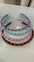 TIARA PEROLA COM CRYSTAL 8MM CORES