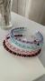 TIARA PEROLA COM CRYSTAL 8MM CORES - comprar online