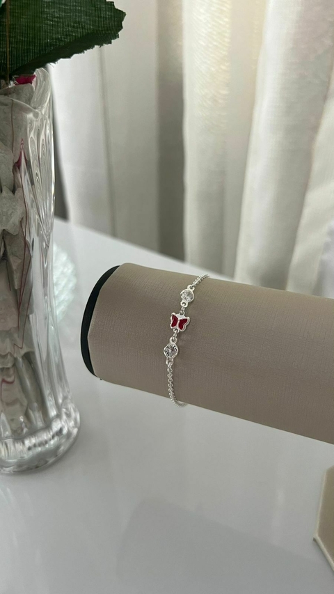 PULSEIRA BORBOLETA E ZIRCÔNIAS