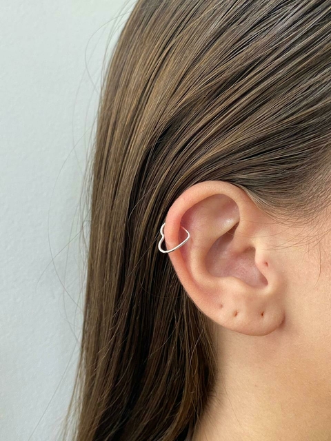 PIERCING FURO CORACAO LISO - comprar online