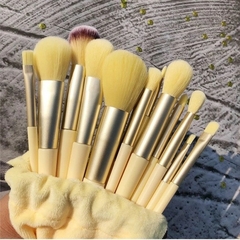 13 pçs pincéis de maquiagem macia conjunto - Vitrine Utilidades