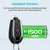 Carregador de porta-chaves portátil | 1500mah tipo-c ultra-compacto mini bateria - comprar online
