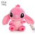 Disney lilo & stitch scrump dos desenhos animados bonecas de pelúcia rosa azul