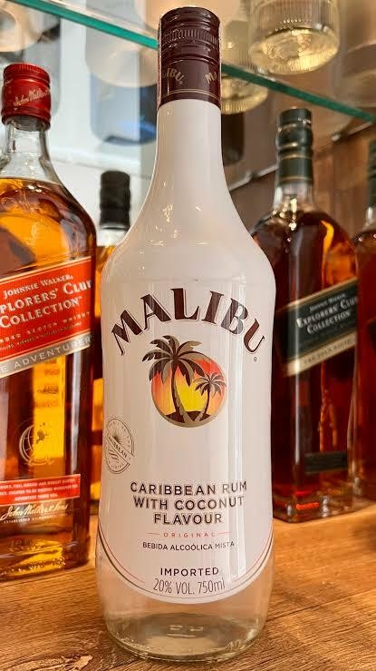 Malibu Coconut Caribbean Rum 750Ml