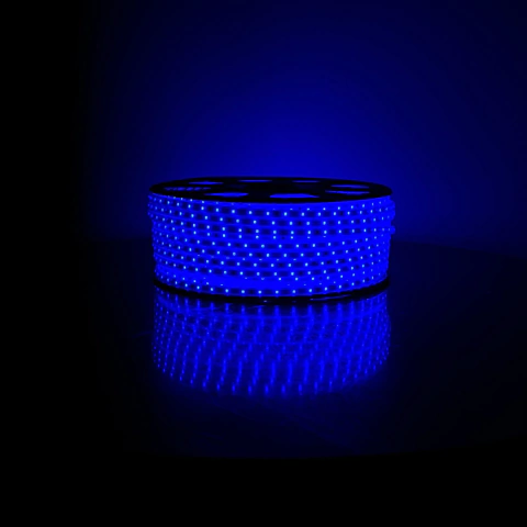 FITA LED COLORIDA 220V 5050 ACHATADA - Led Nordeste Iluminação 