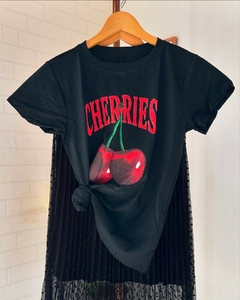 T-SHIRT CEREJA PRETA - comprar online