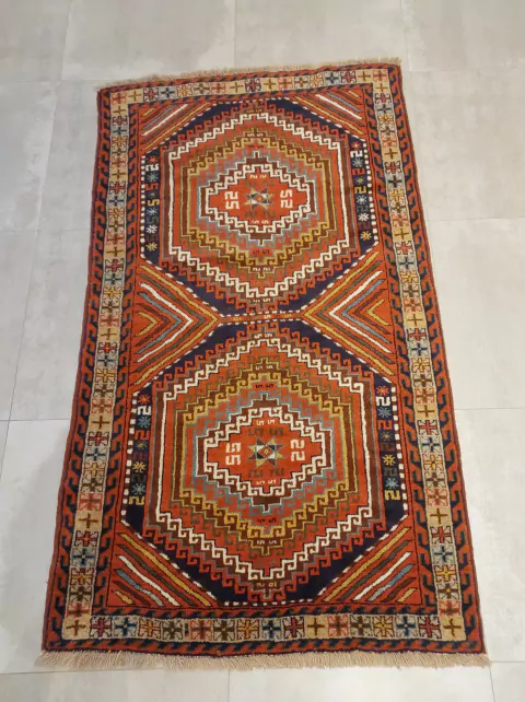 #1225 - Tapete Kazak - Handmade - 1,99 X 1,10