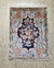 #730 - Tapete Persa Ghom Seda Azul - Handmade - 0,82 X 0,59 - VENDIDO!