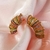 Brinco ear cuff cravejado colorido - SG Semijoias