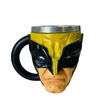 Caneca Colecionável Wolverine 3D de Resina Estátua 250ML