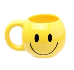 Caneca 3d Sorriso Emoticon Smile Cerâmica Divertida Presente