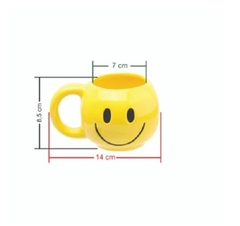 Caneca 3d Sorriso Emoticon Smile Cerâmica Divertida Presente - comprar online