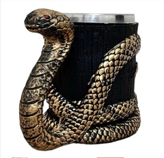 Caneca Xícara de Café Serpente Cobra Naja 225ml - Vocevipresentes