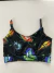 Top Rama Bichos Negro con Costura - comprar online