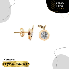 Par de Brincos Ouro 18k Laranjinha