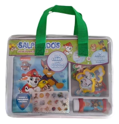 Librito para agua en valija paw patrol