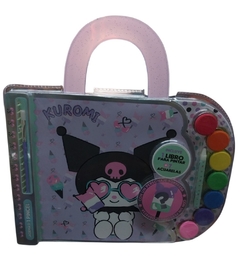 Valija con acuarelas kuromi