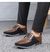 Sapatos casuais marca de moda clássico casual masculino sapatos de couro