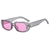 óculos de sol retângulo feminino oval do vintage - loja online