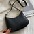 Bolsas de moda feminina retrô cor sólida couro pu ombro axilas bolsa casual ho