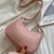 Bolsas de moda feminina retrô cor sólida couro pu ombro axilas bolsa casual ho - loja online