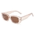 óculos de sol retângulo feminino oval do vintage - comprar online