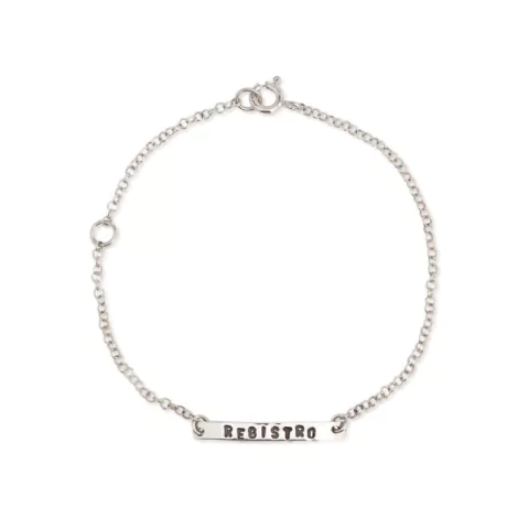 Pulseira Mini personalizada em prata