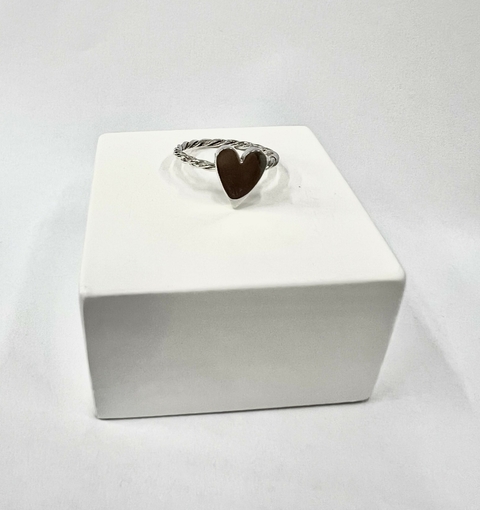 Anel True Love personalizável em prata