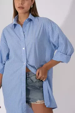 maxi camisa adella uniongood - comprar online