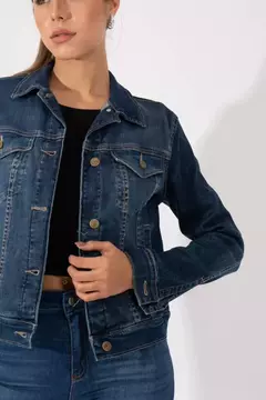 Campera Skinny Chiara Blue Uniongood - comprar online