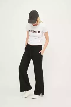 Jogger Wide Leg Perla uniongood - comprar online