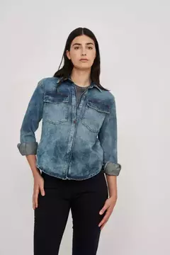 camisa Ximena boxy Uniongood - comprar online