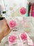 Laço pompom flor