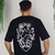 T-Shirt - Flowery Heart - Black - comprar online
