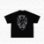 T-Shirt - Flowery Heart - Black - Zadzz