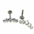 Piercing Cluster em Titânio com 5 Zirconicas - comprar online