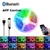 Cor RGB 5050 Fita LED Fita Decor para o Quarto Do Bluetooth LEVOU 4m 5m e 10m - MauMau STORES