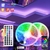 Cor RGB 5050 Fita LED Fita Decor para o Quarto Do Bluetooth LEVOU 4m 5m e 10m - loja online