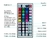 Imagem do Cor RGB 5050 Fita LED Fita Decor para o Quarto Do Bluetooth LEVOU 4m 5m e 10m